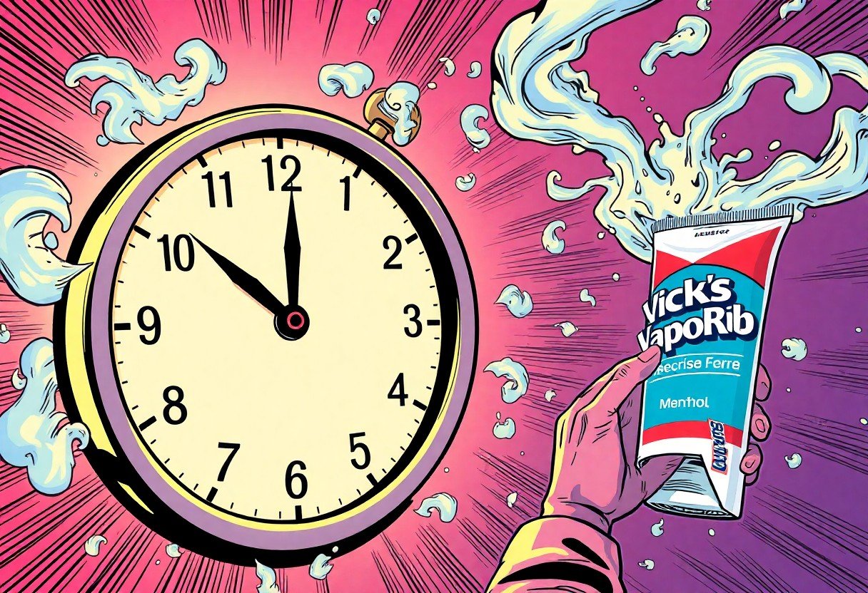 how long before vicks vaporub works