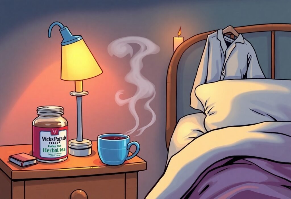 relaxing bedtime ritual with vicks vaporub nif