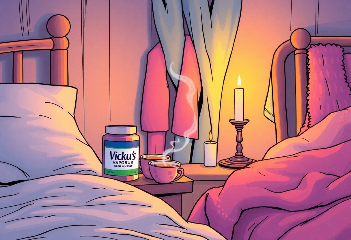 relaxing bedtime ritual with vicks vaporub pey