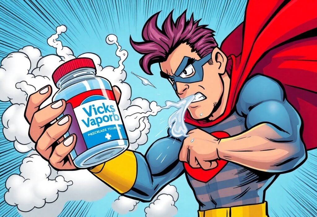 stuffy nose vicks vaporub to the rescue uiy