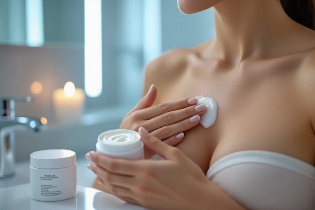 applying chest rub for maximum relief omq