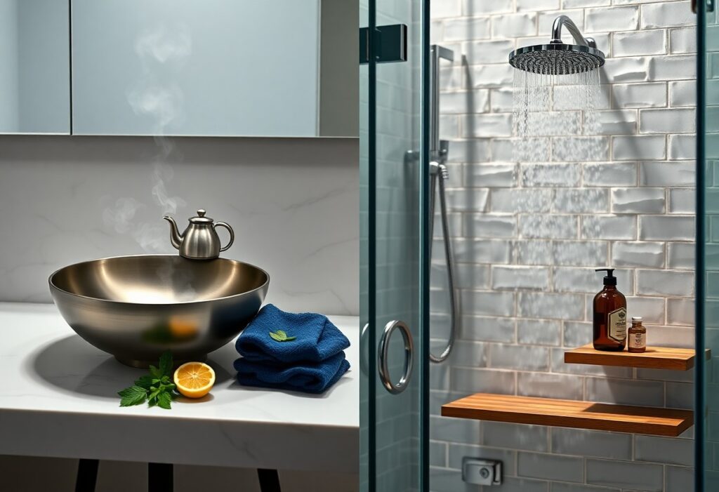 steam bowl vs hot shower best relief qka