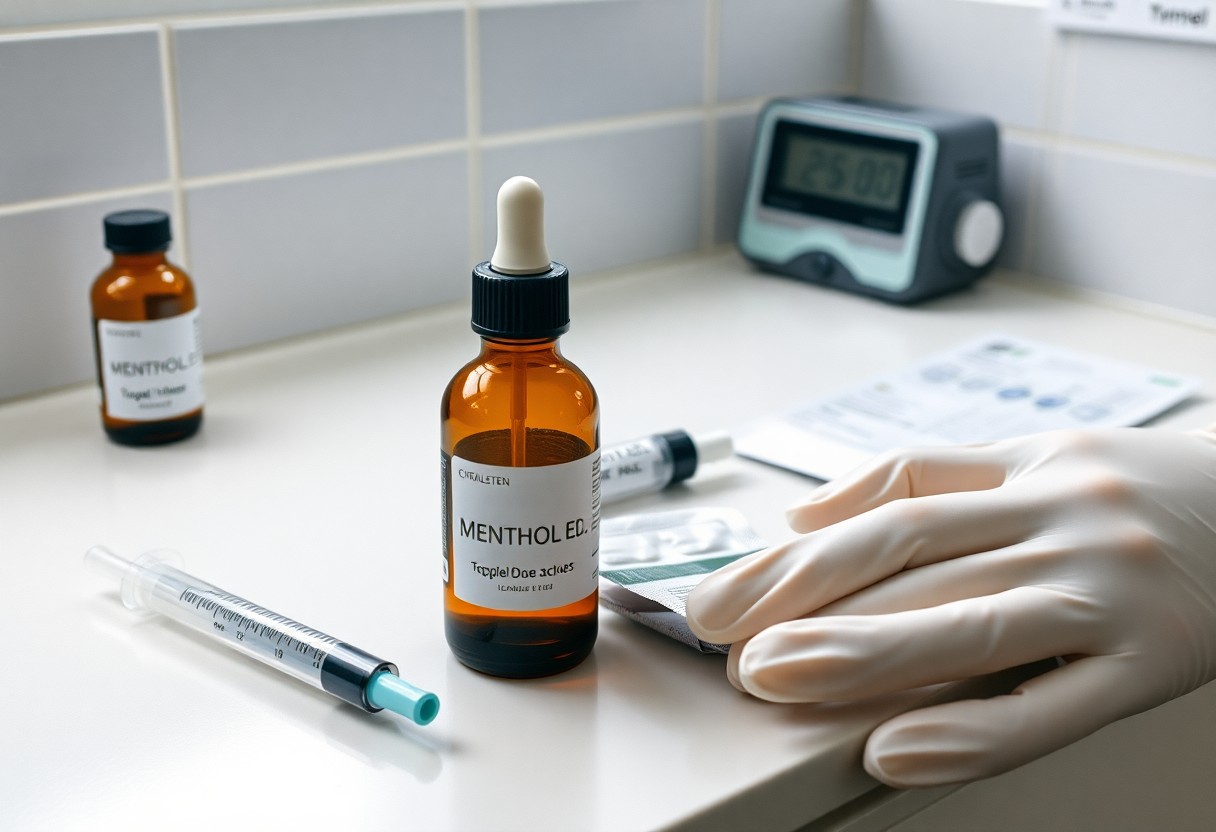 safe menthol use concentrations and timing