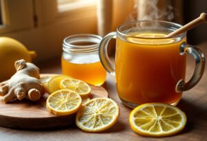 Ginger and honey for sore throat relief benefits