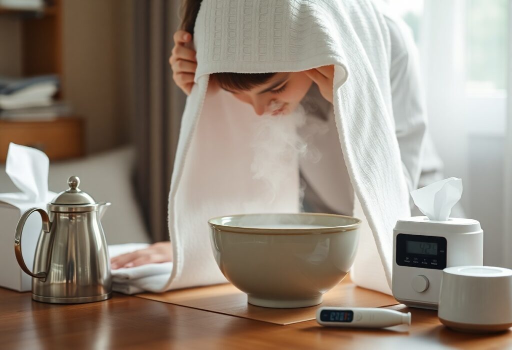 steam inhalation for congestion does it work uwt